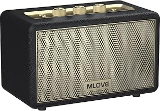 Portable Retro Bluetooth Speaker with Aux, USB, Micro SD