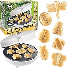 Bug-shaped pancake maker with 7 designs for fun breakfasts