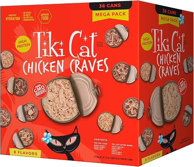 Chicken Craves Wet Cat Food Variety Pack, 36 Cans