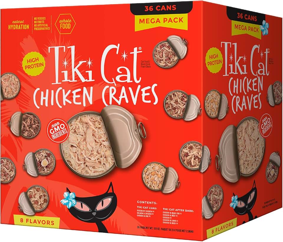 Chicken Craves Wet Cat Food Variety Pack, 36 Cans