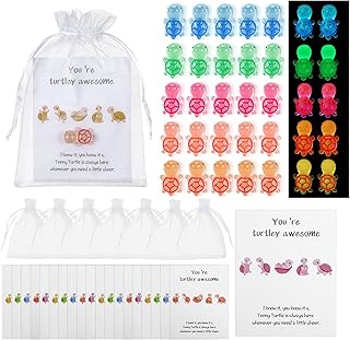 Set of 100 Inspirational Thank You Cards with Turtle Figures
