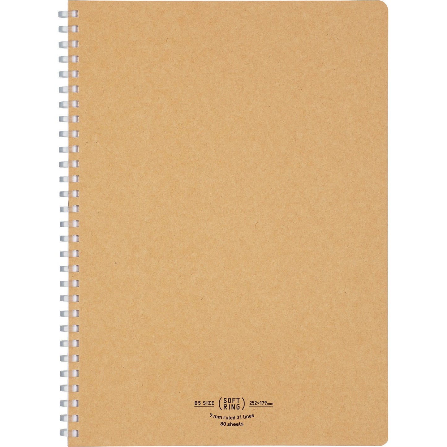 Spiral Lined Notebook, 10x7 inches, 80 perforated sheets