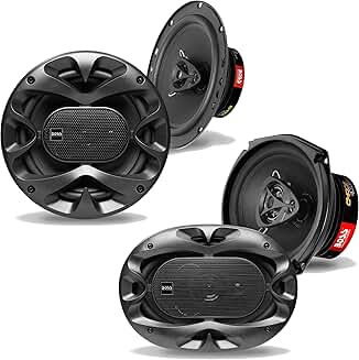6.5" 3-Way Car Speakers, 300W and 400W Pair