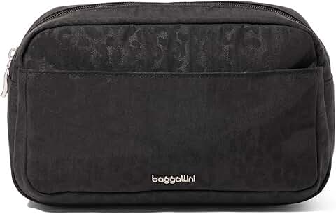 Unisex Pocket Cosmetic Bag with Brush Organizer