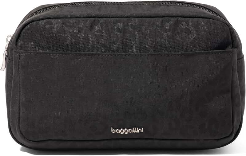 Unisex Pocket Cosmetic Bag with Brush Organizer