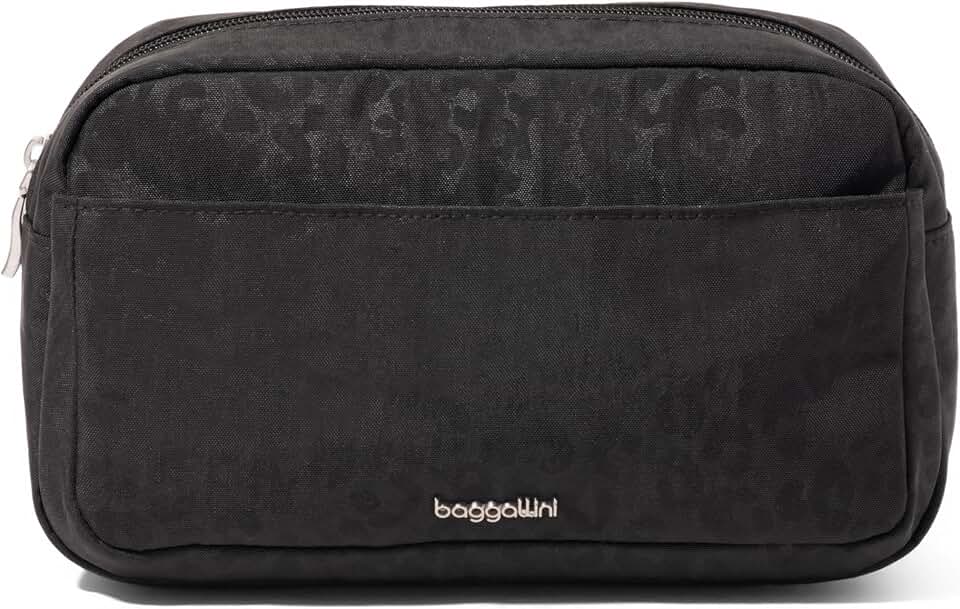 Unisex Pocket Cosmetic Bag with Brush Organizer