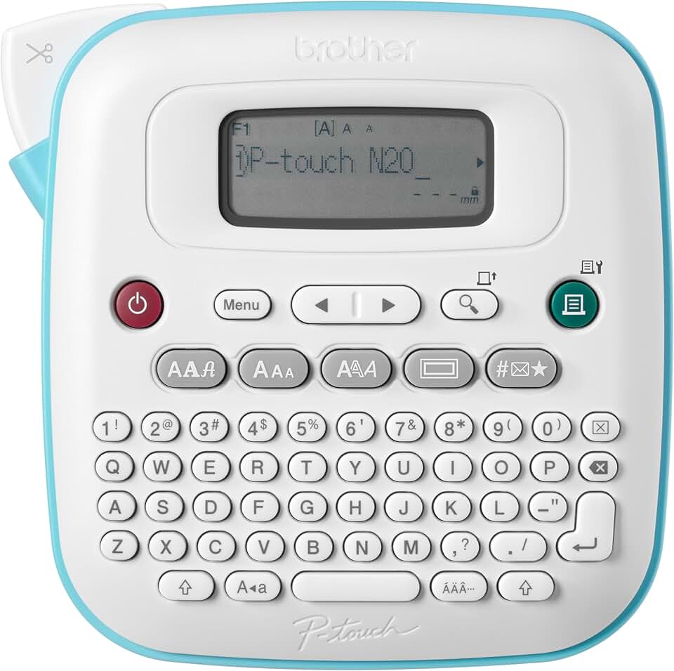 Portable Handheld Label Maker with Color Tapes