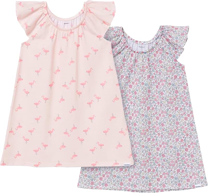 Girls' Flamingo Nightgown for 5T