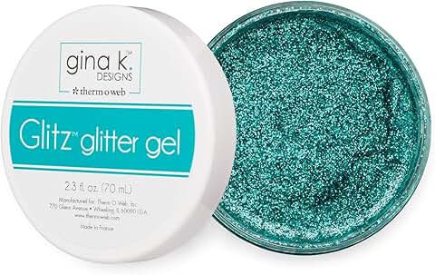 Turquoise Sea Glitter Gel, 2.3 Ounces