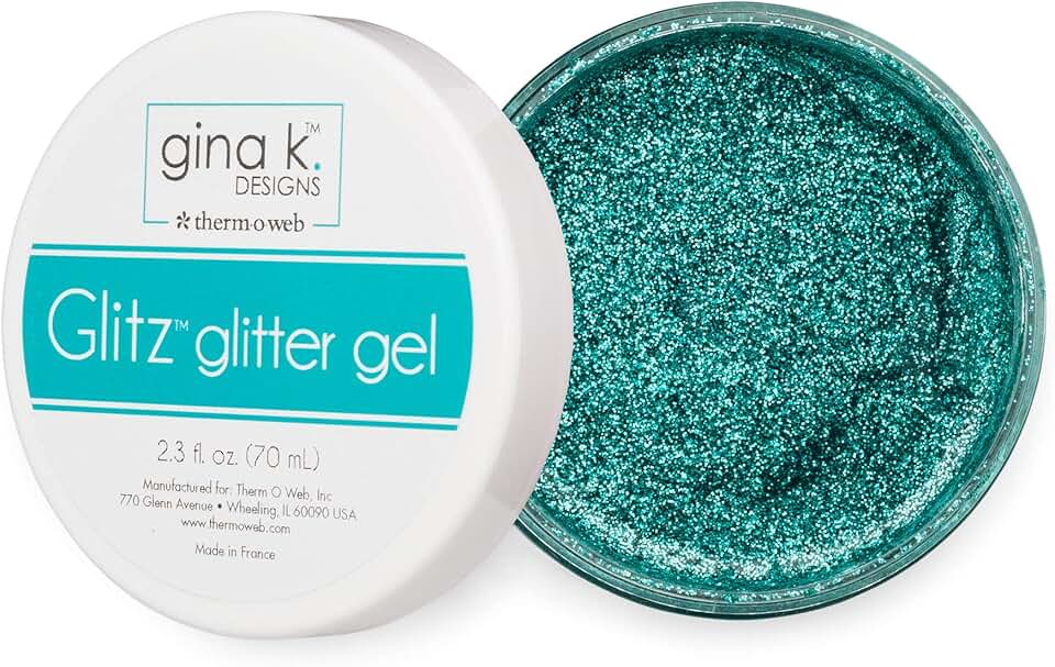 Turquoise Sea Glitter Gel, 2.3 Ounces