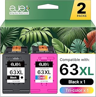 Black and color ink cartridge set for OfficeJet and DeskJet printers