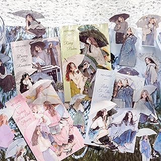 120 Vintage Literary Girl Scrapbook Stickers