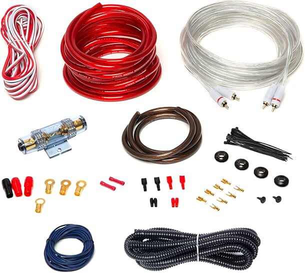 4-Gauge Amplifier Wiring Kit for Car Audio