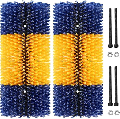 Livestock Scratch Brush Set for Cows, Horses, Goats