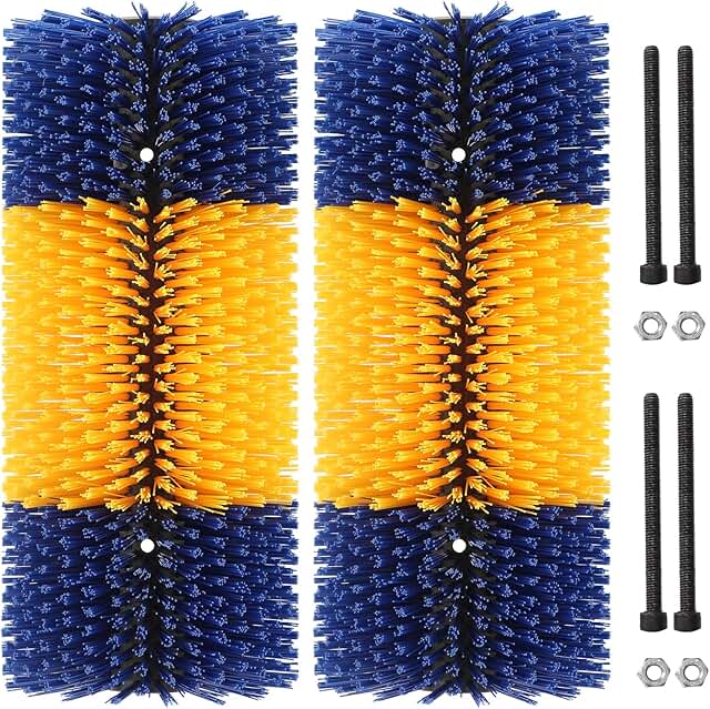 Livestock Scratch Brush Set for Cows, Horses, Goats