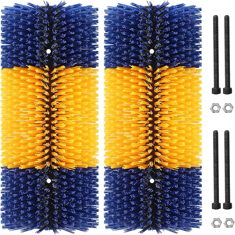 Livestock Scratch Brush Set for Cows, Horses, Goats