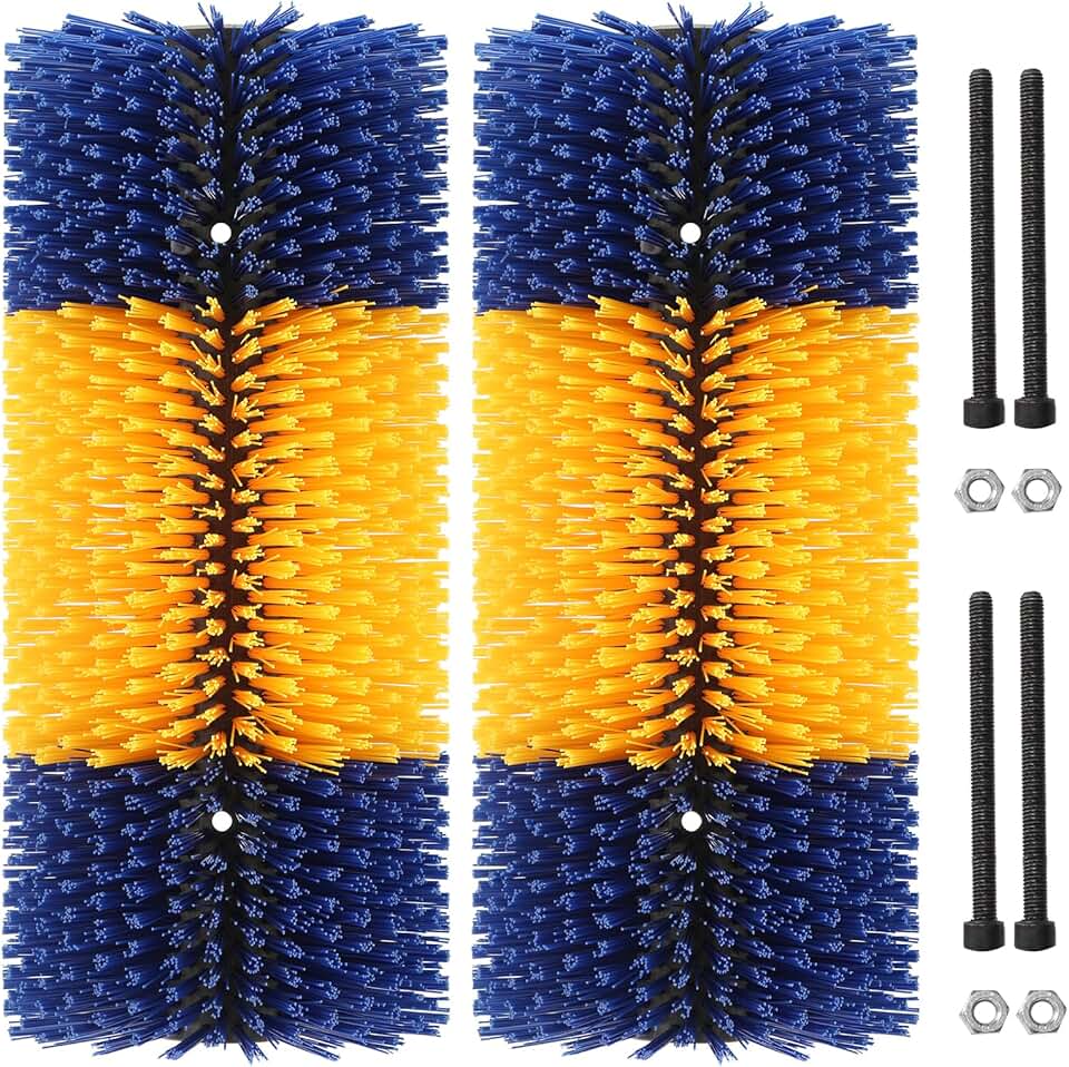 Livestock Scratch Brush Set for Cows, Horses, Goats