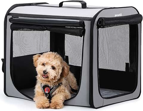 Lightweight Dog Car Carrier for Indoor and Outdoor Use