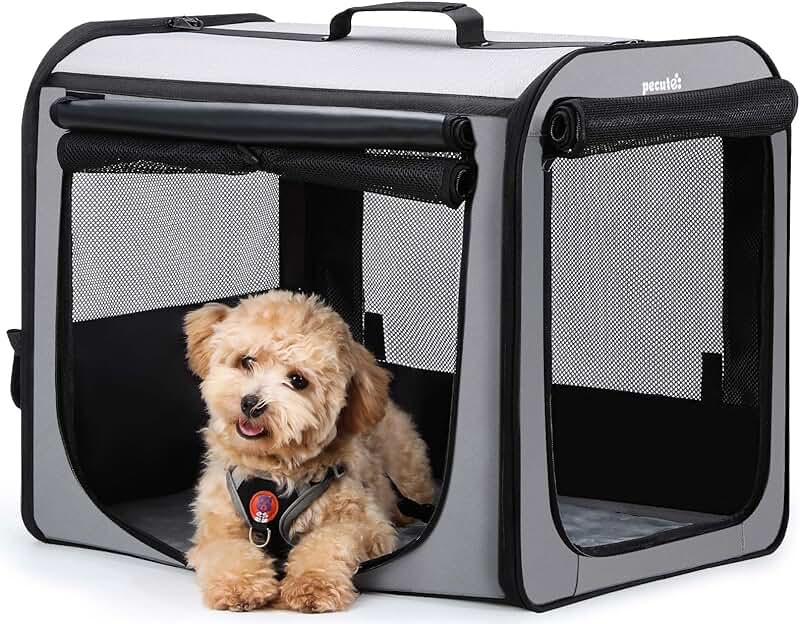 Lightweight Dog Car Carrier for Indoor and Outdoor Use
