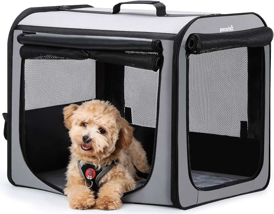 Lightweight Dog Car Carrier for Indoor and Outdoor Use