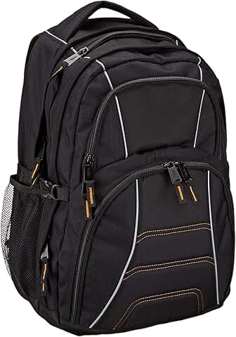Black Laptop Backpack Fits Up to 17-Inch