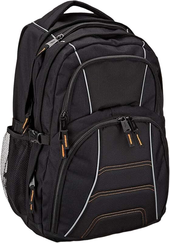 Black Laptop Backpack Fits Up to 17-Inch
