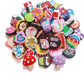 50 Colorful Non-Repeat Silicone Beads for Crafts and Jewelry