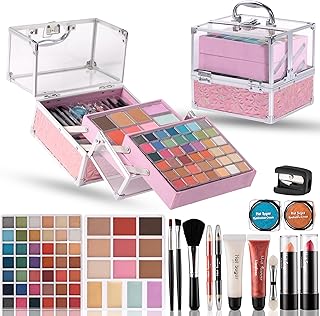 Teen Girls Makeup Kit for Ages 13-15, Pink Gift Set