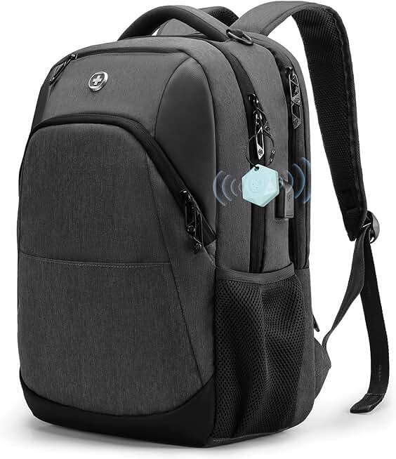 Business Laptop Backpack with USB Port, Fits 16-Inch Notebook