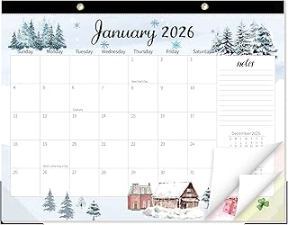 Large 2026-2027 Monthly Desk Calendar, 18 Months