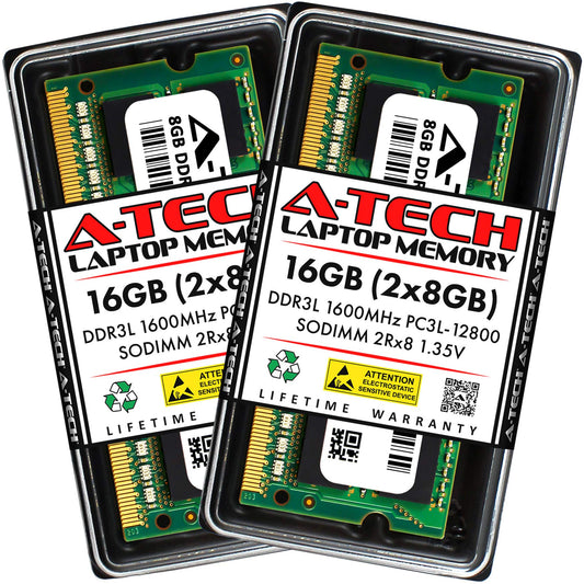 16GB DDR3L Laptop RAM Modules (2x8GB) 1600 MHz SODIMM