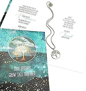 Friendship Greeting Card and Tree of Life Keepsake