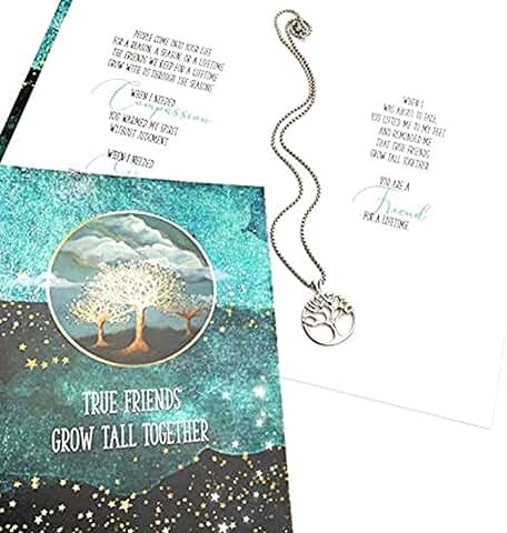 Friendship Greeting Card and Tree of Life Keepsake