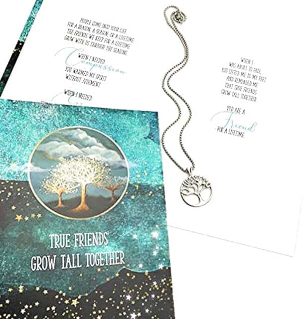 Friendship Greeting Card and Tree of Life Keepsake