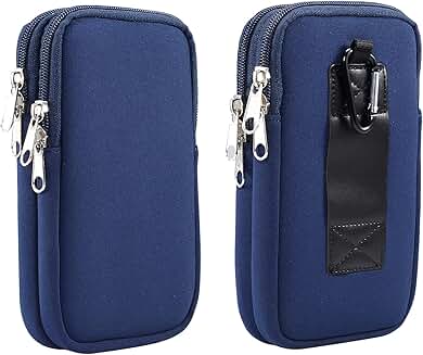 Dual Cell Phone Case with Belt Clip and Holster