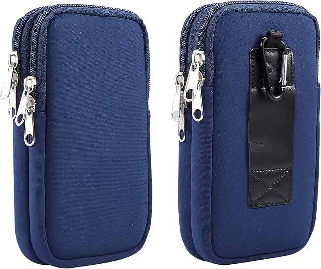 Dual Cell Phone Case with Belt Clip and Holster