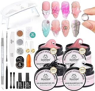 Solid Builder Gel for Nails in 4 Colors