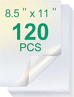 White shimmer metallic cardstock, 120 sheets, 8.5x11, 244gsm