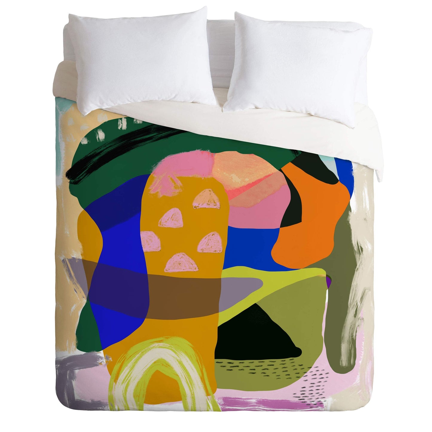 Sewzinski Shapes and Layers 20 Pillowcase(s) Comforter Set with Pillow Sham(s), Twin/XL