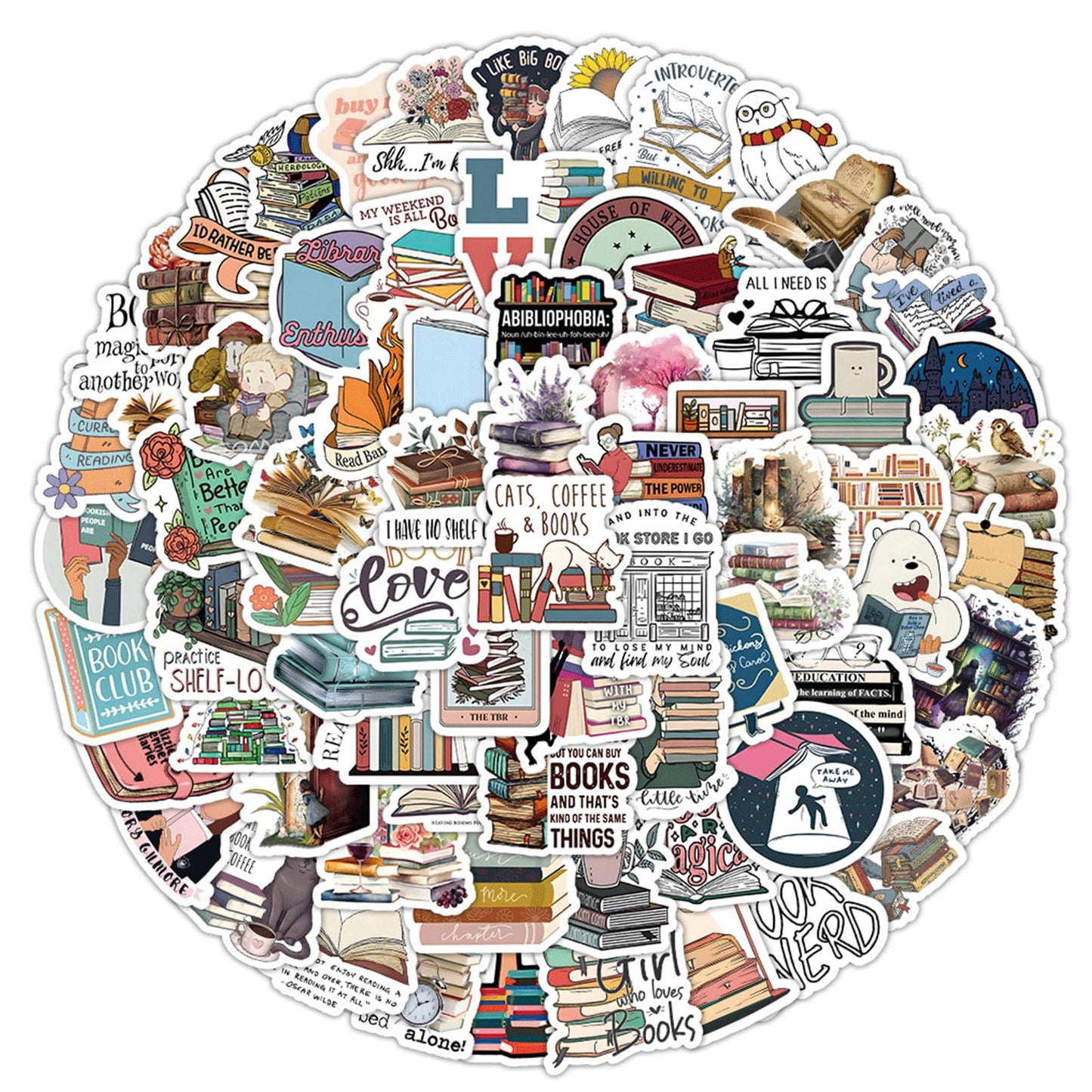 200 Book Stickers for Readers and Teens