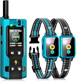 Dog Training Collar for Two Dogs with Remote and Screen