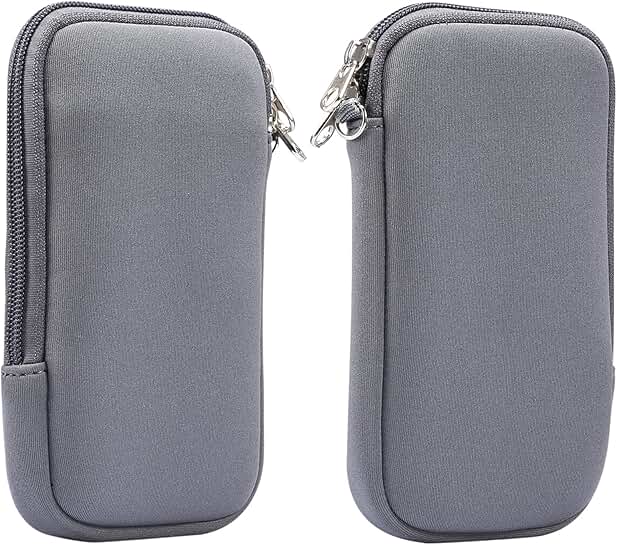 Vertical Cell Phone Pouch with Lanyard and Card Holder