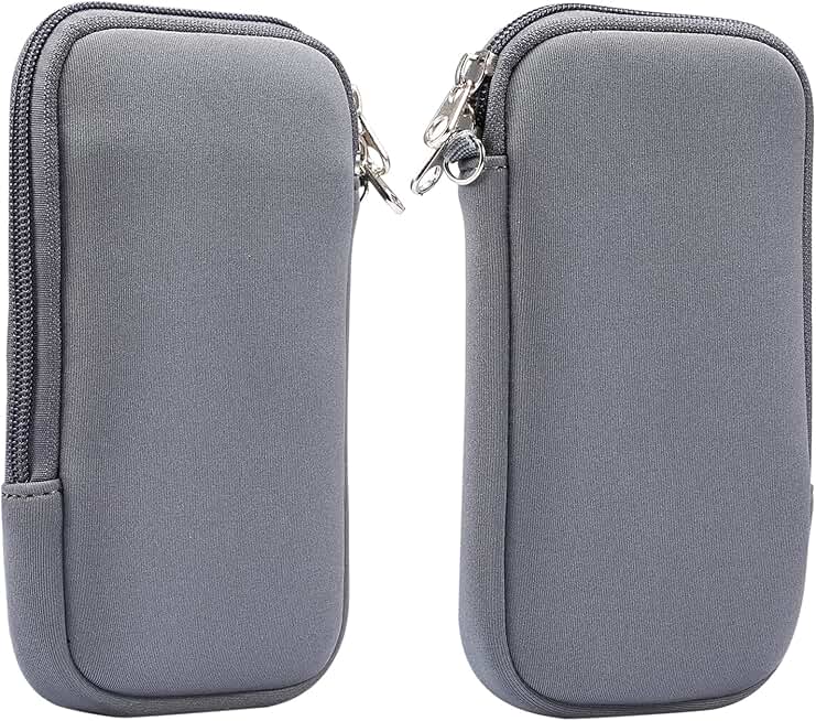 Vertical Cell Phone Pouch with Lanyard and Card Holder