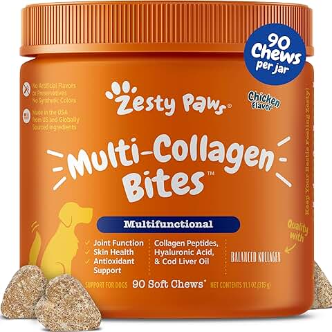 Dog Collagen Chews for Joints and Skin Support