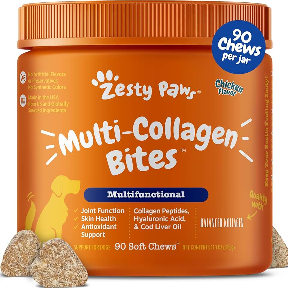 Dog Collagen Chews for Joints and Skin Support