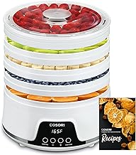 Food Dehydrator with 5 Trays, 165°F, 48H Timer