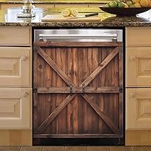 Vintage Barn Door Magnet Cover for Refrigerator Door