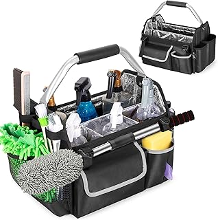 Collapsible Car Care Organizer with Pockets