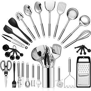 31-Piece Stainless Steel Kitchen Utensil Set