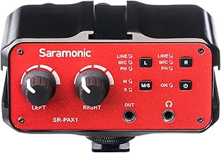 2-Channel On-Camera Mixer with Preamps and Headphone Out